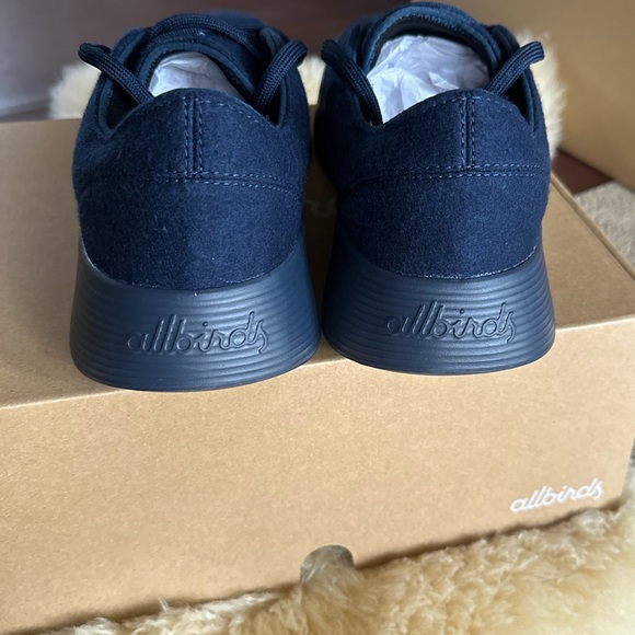 Allbirds NWT NIB Navy Blue Wool Runner Go - Men's Size 11 - Picture 10 of 15